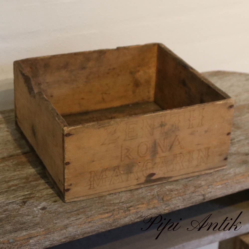 Trækasse Zentih Rona Magarine L28,5xB26,5xH13cm patineret