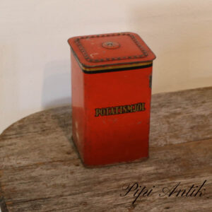 Rød dåse Potatismjol L11xB11xH17cm