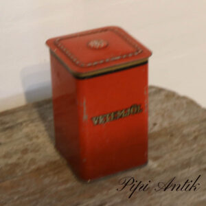 Rød dåse Vetemjol L11xB11xH17cm