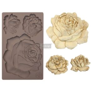 Etruscan Rose Re-design gips form5x8 tommer 12x7x20,32cm