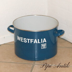 37 Blå emalje Westfalia gryde Ø36xH25cm