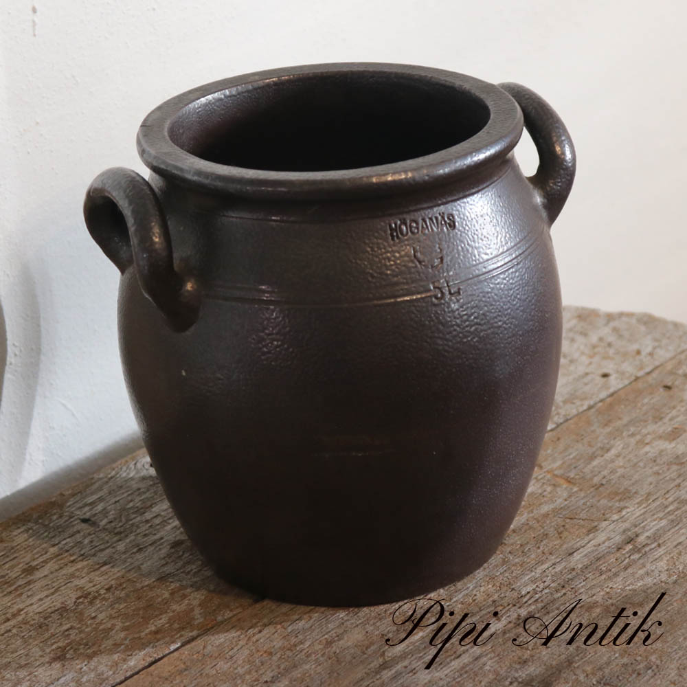 57 Höganæs krukke 5 liters Ø23xH22cm