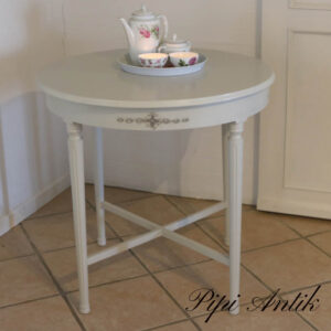 Tea time Pipi Antik retro grustaviansk stils cafe bord Ø78xH77cm