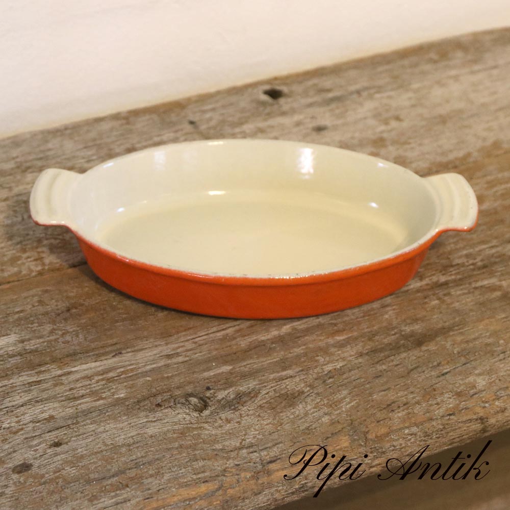 Metal emalje orange fad L27xB16xH4,5 cm