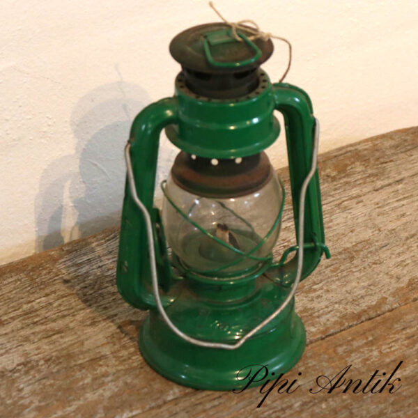 23 Grøn flagermuslampe petroleumslampe Ø95xH20cm