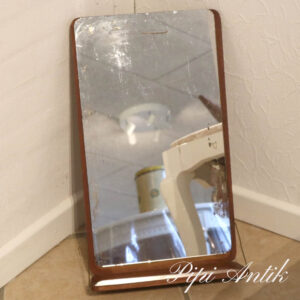 11 Teak spejl med hylde patineret spejl B49xH28cm
