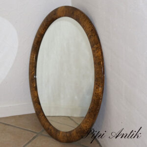 54. Marmoreret lakeret spejl B52xH61,5cm