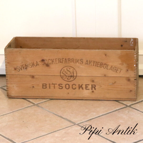 21. Trækasse Sockerbolaget Bitocker L68xD23xH27cm