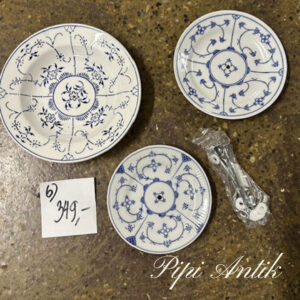 06. Kageetagere småkageopsats musselmalet sølv look hank H25cm