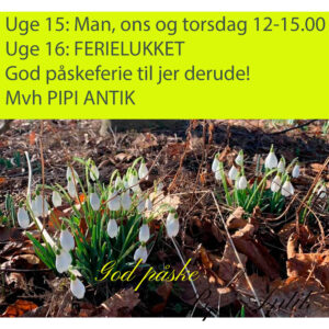 Påsken hos Pipi Antik 2025