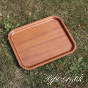 48. Silva Teak retro bakke L36xB28cm