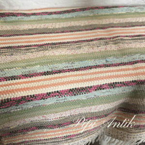 01. Kludetæppe Mulitifaret i det laksefaret B43xL140cm