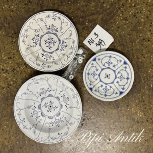 03. Kageetagere småkageopsats musselmalet sølv look hank H25cm