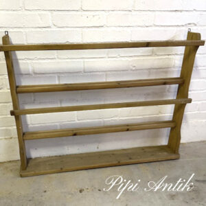 13. Tallerkenrække natur træ L87xD12xH67cm