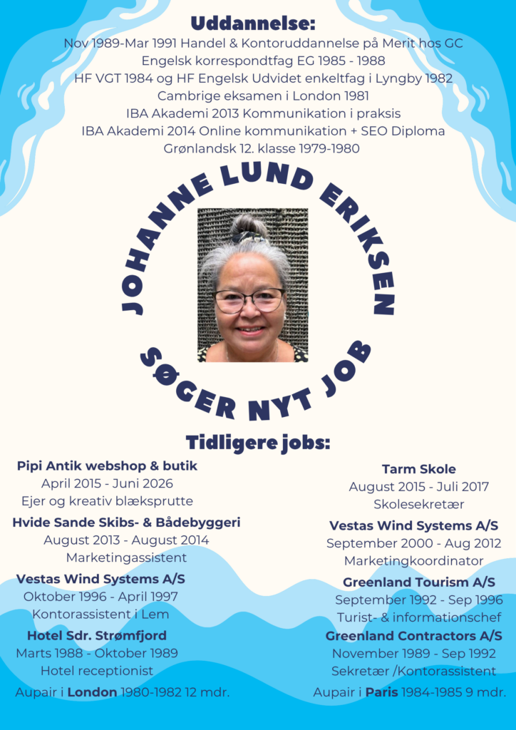 CV Oversigt Johanne Lund Eriksen Aug 2026